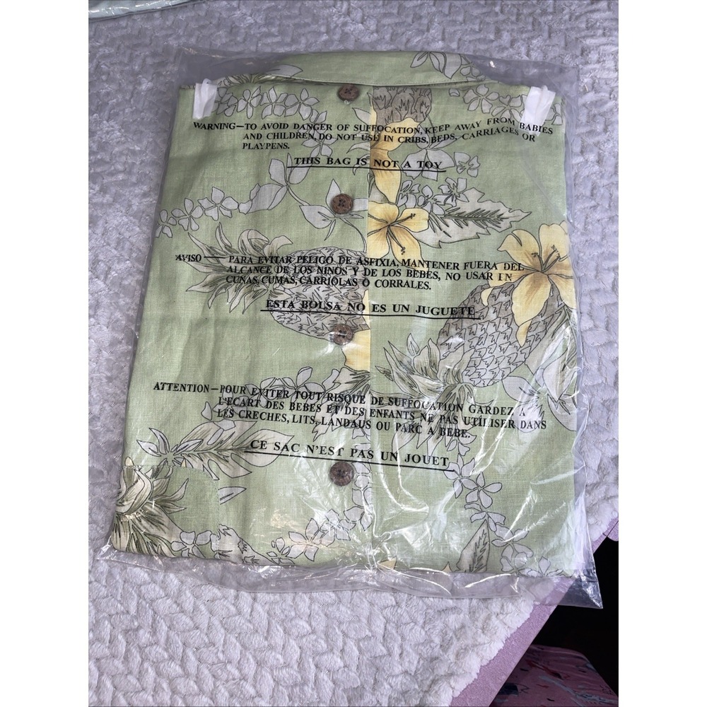 NWT  TOMMY BAHAMA MENS Margarita Green & White Polo Shirt‎ XXL - Picture 6 of 6